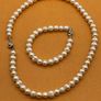 Fresh water set necklace and bracelet Image 3