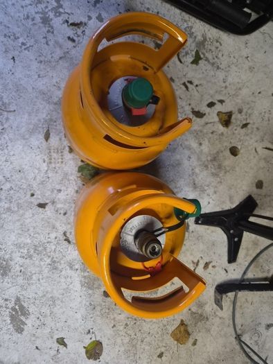 gas butane two 5kg calor bottles