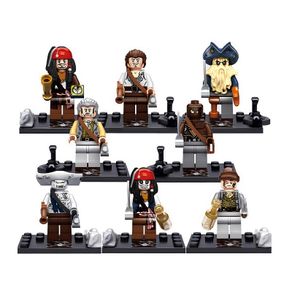 Pirates of the Caribbean Minifigure Bundle (8-Pack) Collector Set