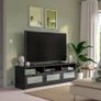 Black IKEA TV Stand/Cabinet Image 2