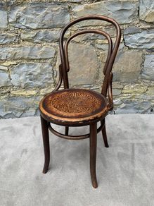Vintage Fischel Bentwood chair.