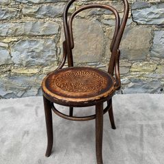 Vintage Fischel Bentwood chair.