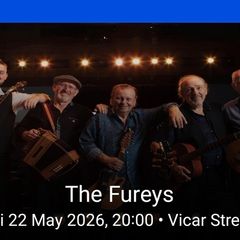 The Fureys Vicar St Friday 22 May