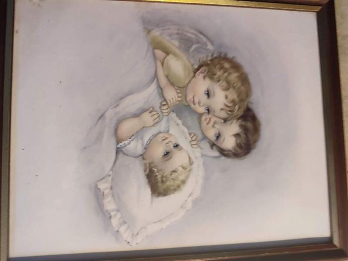 Framed Print Guardian Angels With Child