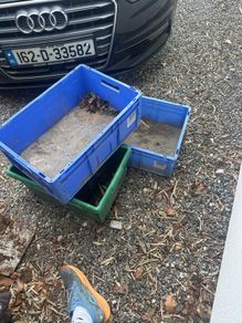 Storage boxes x 3