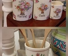 French Ceramic Vintage Kitchen Ware