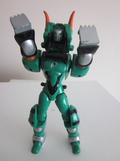 2007 Bandai Power Rangers Jungle Fury Green Ranger Elephant Ranger Deluxe Figure.