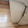 Cream leather 3+2+1 reclining suite Image 7