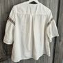 Zara Blouse - Medium - 100% Linen Image 6