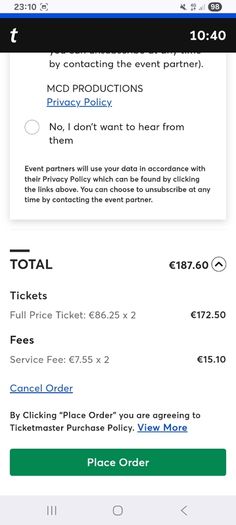 Pitbull Marlay Park 2 Standing Tickets
