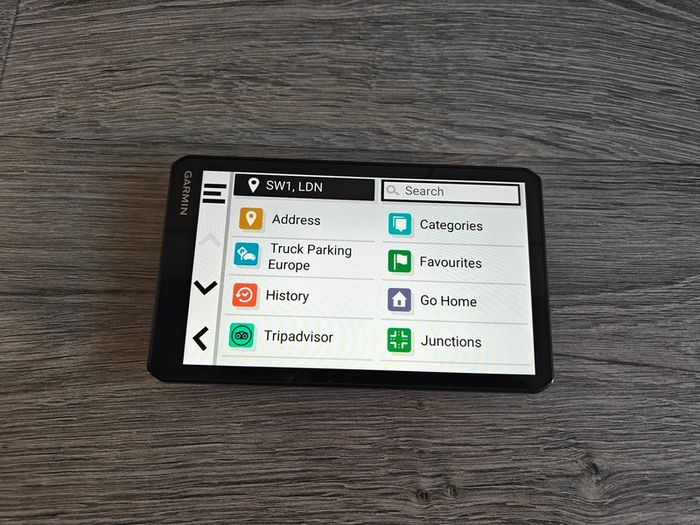 Garmin Dezl LGV710 HGV sat nav - Eircodes - Europe map 2027