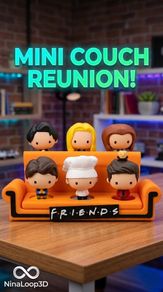 Friends Sofa Display Stand - For McDonald's Collectible Figures