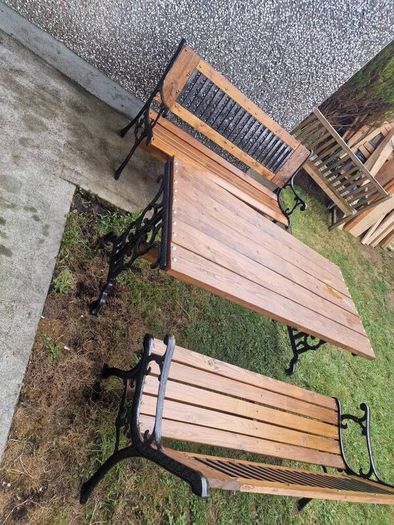 cast iron ( Tables - benches - chairs )
