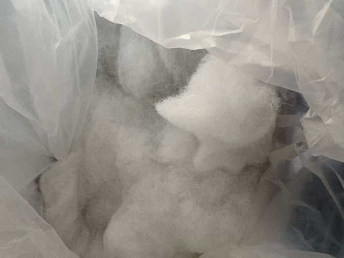 Polyester upholstery stuffing