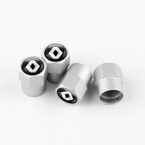 Car Wheels Tire Valve Caps Cover Auto Dustproof For Renault Megane 2 3 Captur Clio Scenic Duster Kudjar Accessories