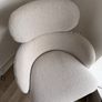 Off white boucle chair Image 2