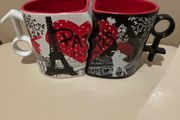Paris Glam: Paris je Taime Black and White Interlocking His &amp; Hers Mug Set