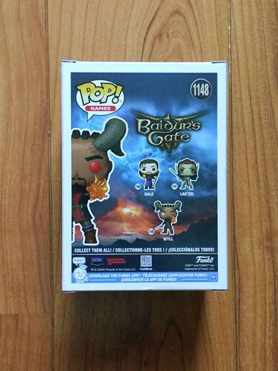 Funko Pop 1148 Baldur's Gate III 3 Wyll Dungeons & Dragons and DnD Wizards Of The Coast TSR D&D