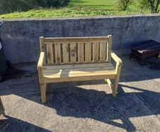 Garden wooden bench 4ft