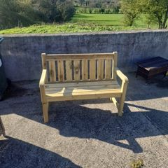 Garden wooden bench 4ft