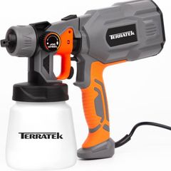 Paint Sprayer, 650W DIY Electric Spray Gun with 3 Spray Patterns, 1 x 800ml Paint Cups, HVLP Hand Held Spray Gun System, Fence Sprayer, Adjustable Valve, Painting, Varnishing, Lacquering (FREE POSTAGE)