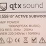 QTX QLB15A Active Sub Bass Bin 15in Image 4