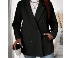 Classy Black Coat / Jacket size 20