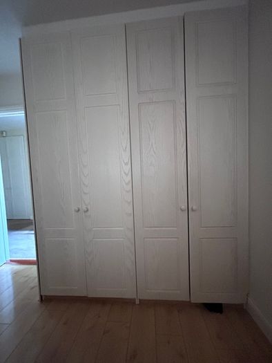 White 4-Door Fitted Wardrobe