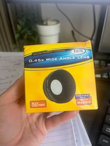 wide angle lens x 0.45 52mm