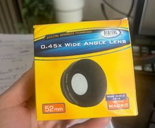 wide angle lens x 0.45 52mm