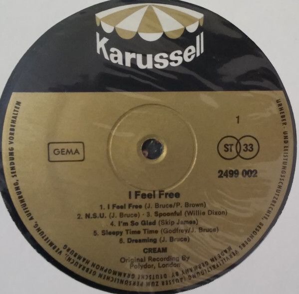 Cream  I Feel Free