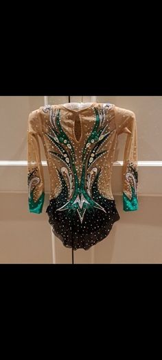 Rhythmic gymnastics leotard -- new -- emerald green