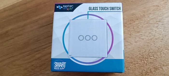 3 x Glass Modern Tempred  Touch Light Switch