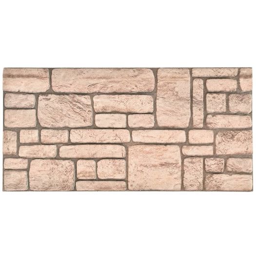 3D Wall Panels with Beige Brick Design 11 pcs EPS