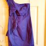 Blue one shoulder dress, size 10 Image 4