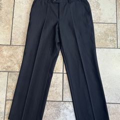 Pinstripe Suit Pants
