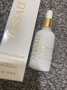 Farsali rose gold elixir BNIB