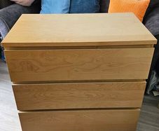 Chest of 3 drawers Malm Ikea