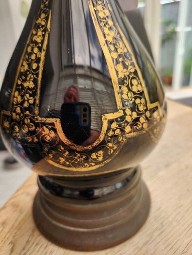 Vintage French oil lamp