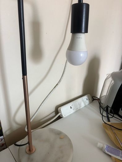 Marble-Base Table Lamp