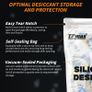 5g x 30 Packs Silica Gel Desiccant Sachets, Reusable Dehumidifiers with Color Indicator, Ideal for Storage, Closets, and Basements Image 3