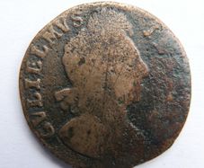 William Iii Half-penny 1695 Britannia