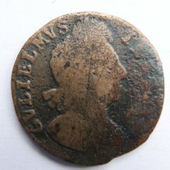 William Iii Half-penny 1695 Britannia