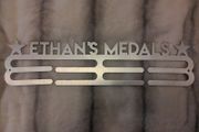 Personalised metal medal holder
