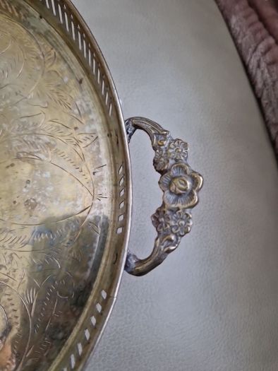 silver plated tray