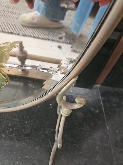 Antique fire screen