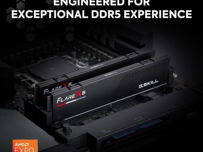 G.Skill DDR5 RAM - 32gb Pc 6000 Cl32 (2x16gb) Flare Amd Expo