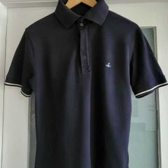 Vivienne Westwood navy polo shirt Sz S (Fit 10-12UK)
