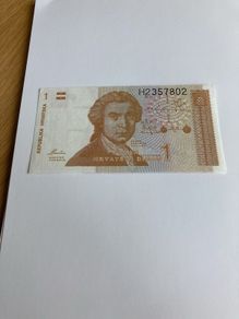 Croatia  1 Dinar Uncirculated Banknote