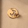 Vintage 18ct gold plated claddagh set Image 7